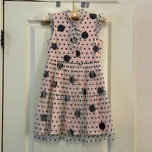American Girl Darling Dots Polka Dot Tulle Pearl Dress